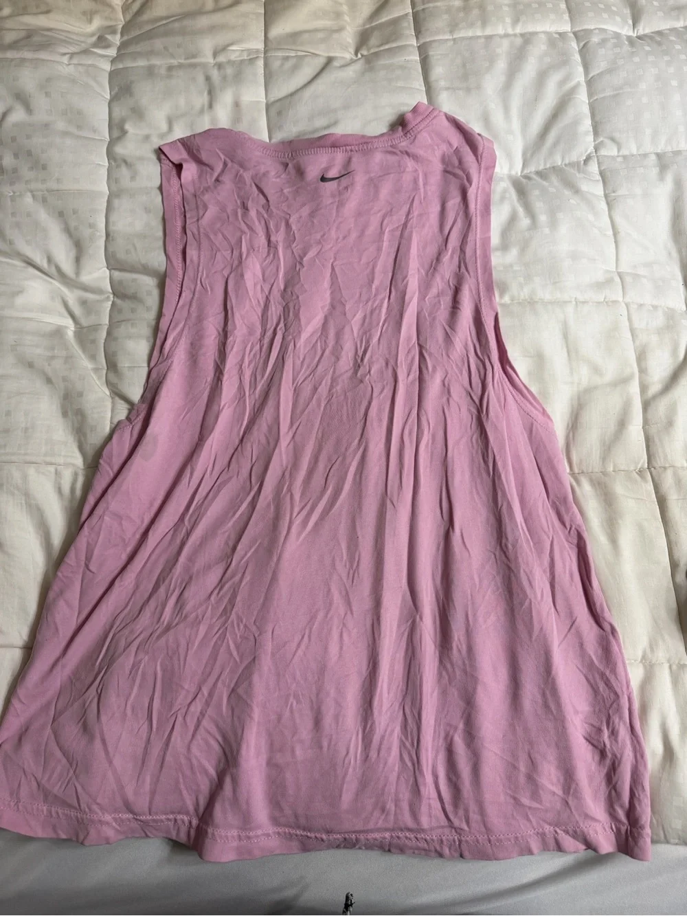 Nike Pink Dri-FIT Tee with White Swoosh